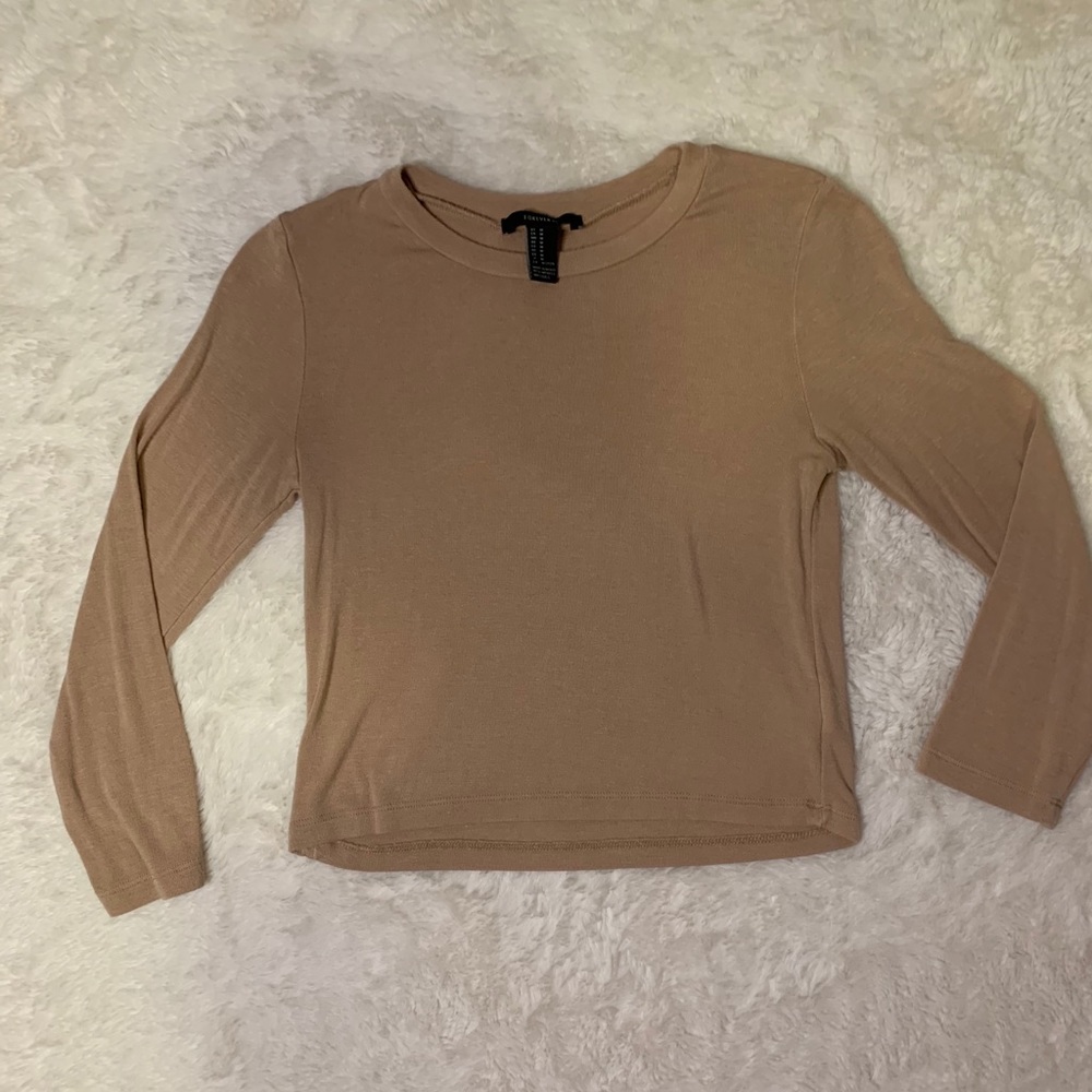 Tan/Light Pink Long Sleeve